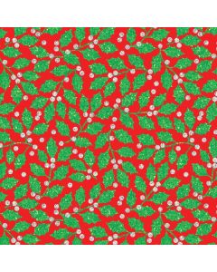 Elegant Holly Red, 24" x 208', Mistletoe Gift Wrap