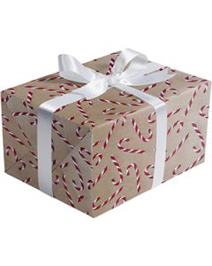Candy Cane Glitter, Holiday Gift Wrap, Half Ream