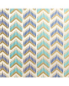 Modern Hanukkiah, 30" x 417', Hanukkah Gift Wrap