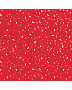 Little Trees Red, 24" x 208', Mistletoe Gift Wrap