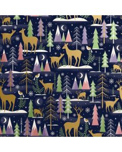 Winter Serenity, 30" x 417', Holiday Animal Gift Wrap