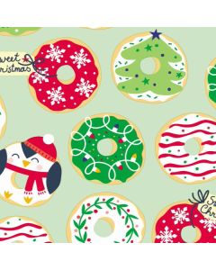 Holiday Donuts, 24" x 833', Candy Gift Wrap