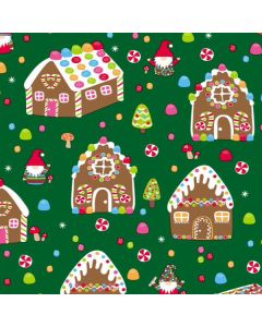 Gnomes Homes, 24" x 417', Christmas Patterns Gift Wrap