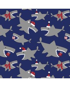 Santa Jaws, 30" x 417', Holiday Animal Gift Wrap