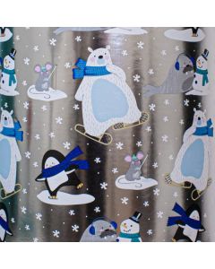 Ice Breakers, 30" x 417', Holiday Animal Gift Wrap