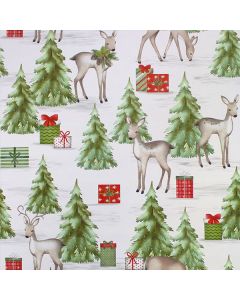 Run Forest Run, 24" x 833', Mistletoe Gift Wrap