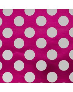 Raspberry White Dots, 26" x 417', Valentines & Love Gift Wrap