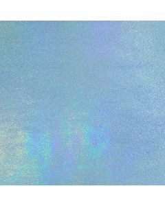 Solid Blue on Holographic, 26" x 417', Solids & Metallics Gift Wrap