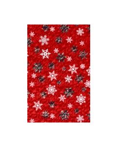 Red/White Snowflake , Christmas Gift Wrap, 24" x 417'