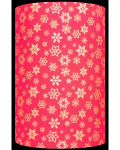 Red/White Snowflake, Snowflake Gift Wrap, 30" x 833'