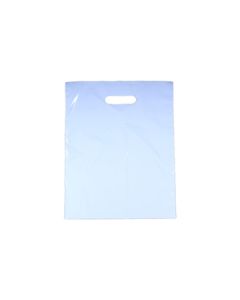 White, Medium Gloss Heavy Duty Merchandise Bags, 9" x 12"