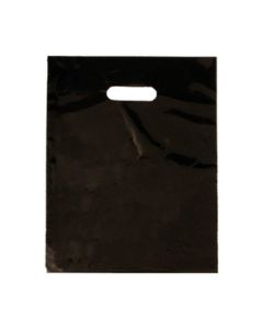 Black, Medium Gloss Heavy Duty Merchandise Bags