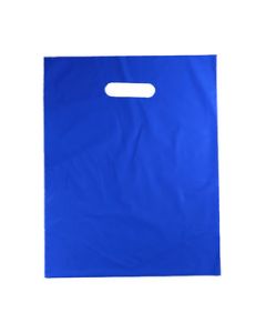 Bright Blue, Medium Gloss Heavy Duty Merchandise Bags