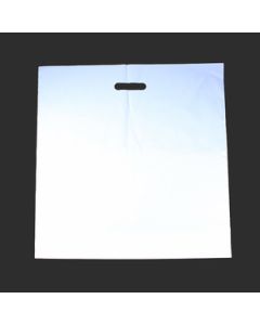 White, Large Gloss Heavy Duty Merchandise Bags, 20" X 20"