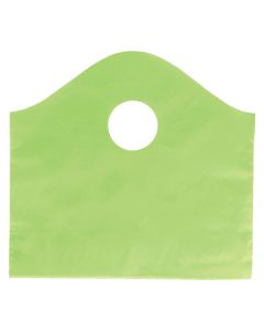 Citrus Green, Super Wave Frosted Bags, 12" x 11" + 4"