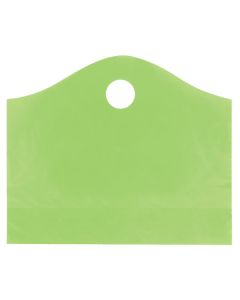 Citrus Green, Super Wave Frosted Bags, 18" x 15" + 6"