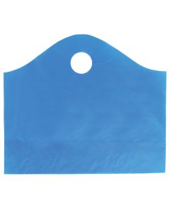 Lagoon Blue, Super Wave Frosted Bags, 18" x 15" + 6"