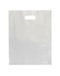 Clear, Frosted Merchandise Bags, 9" x 12"