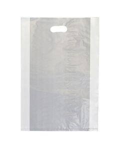 Clear, Frosted Merchandise Bags, 14" x 3" x 21"