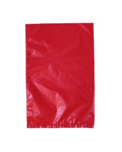 Red, Plastic Merchandise Bags, 6.5" x 9.5"