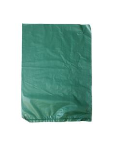 Dark Green, Plastic Merchandise Bags, 6.5" x 9.5"