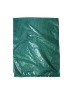 Dark Green, Plastic Merchandise Bags, 8.5" x 11"