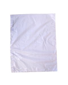 White, Plastic Merchandise Bags, 12" x 15"