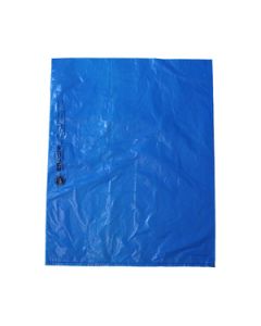 Dark Blue, Plastic Merchandise Bags, 12" x 15"