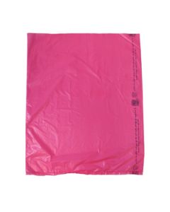 Magenta, Plastic Merchandise Bags, 12" x 15"