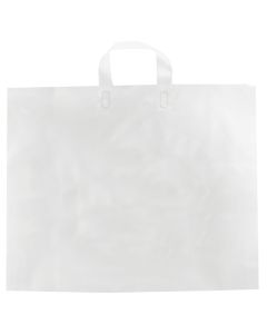 Clear, AmeriTote HD Plastic Shopping Bags, 16" x 15" + 6"