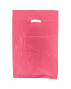 Magenta, Plastic Merchandise Bags, 16" x 4" x 24"
