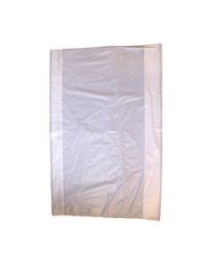 White, Plastic Merchandise Bags, 20" x 4" x 30"