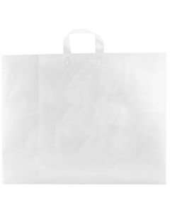 Clear, AmeriTote HD Plastic Shopping Bags, 22" x 18" + 8"