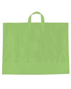 Citrus Green, AmeriTote HD Plastic Shopping Bags, 22" x 18" + 8"
