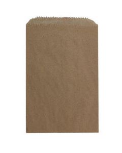 Natural Kraft Recycled Paper Merchandise Bags, 5" x 7.5"