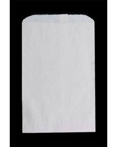 White Paper Merchandise Bags, 6-1/4" x 9-1/4"