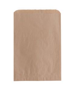 Natural Kraft Recycled Paper Merchandise Bags, 6-1/4" x 9-1/4"