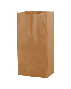 Fast Food Bag, Natural Kraft, 5"L x 3-1/8"W x 9-5/8"H