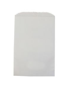 White, Paper Glassine Lined Bags, 4-3/4" x 6-3/4"