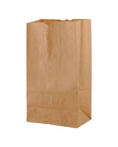 Fast Food Bag, Natural Kraft, 6"L x 3-5/8"W x 11-1/16"H