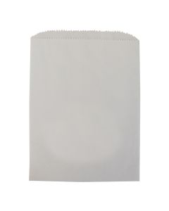 White, Paper Glassine Lined Bags, 5-3/4" x 7-1/2"