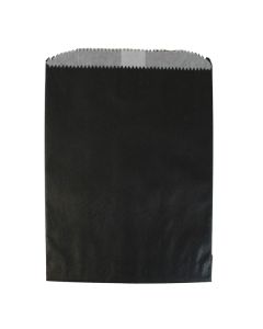 Black, Paper Glassine Lined Bags, 5-3/4" x 7-1/2"