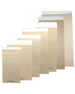 Eco-Shipper (Peel & Seal) Mailers, Natural Kraft