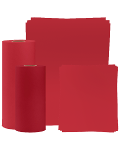 Red, Heavyweight Tissue Roll and Sheets 20#