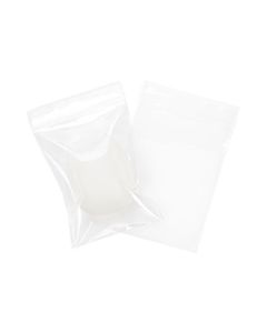 Clear Zipper Reclosable Poly Bags, 3" x 4"