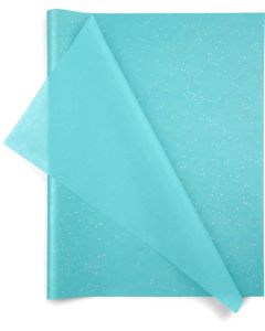 Aquamarine, Gemstones Patterened Tissue Paper