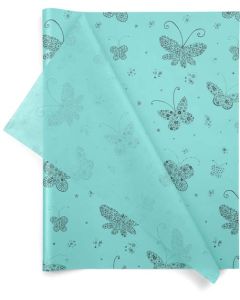 Butterflies, Botanical Printed Tissue Paper