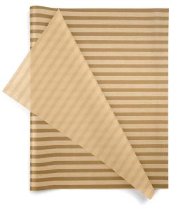 Gold Stripes/Sun Gold, Patterns Tissue Paper