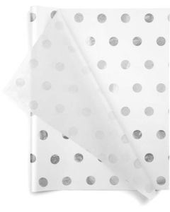 Hot Spots Silver Tissue Paper