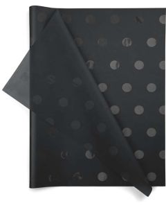 Black on Black Hotspots Tissue Paper